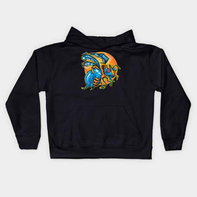 Terminator Bee Kids Hoodie by eShirtLabs